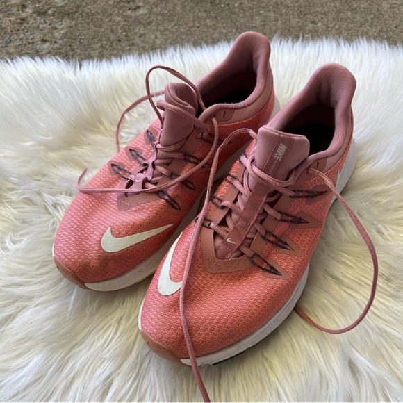 Nike Shoes - Nike Mauve Pink Lace Up Sneakers